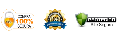 Compra 100% segura, garantia de satisfação e site protegido