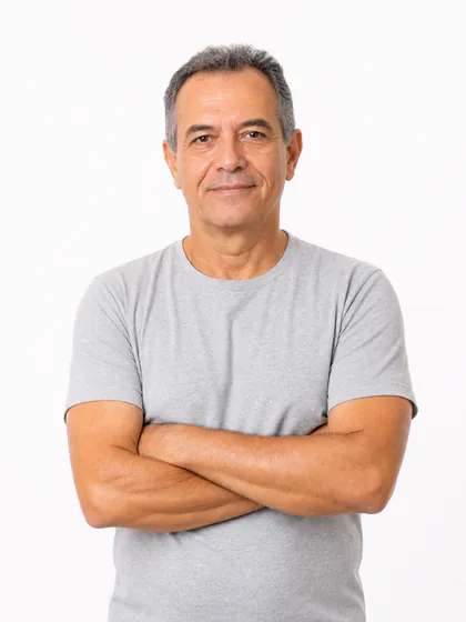 Homem brasileiro com mais de 50 anos